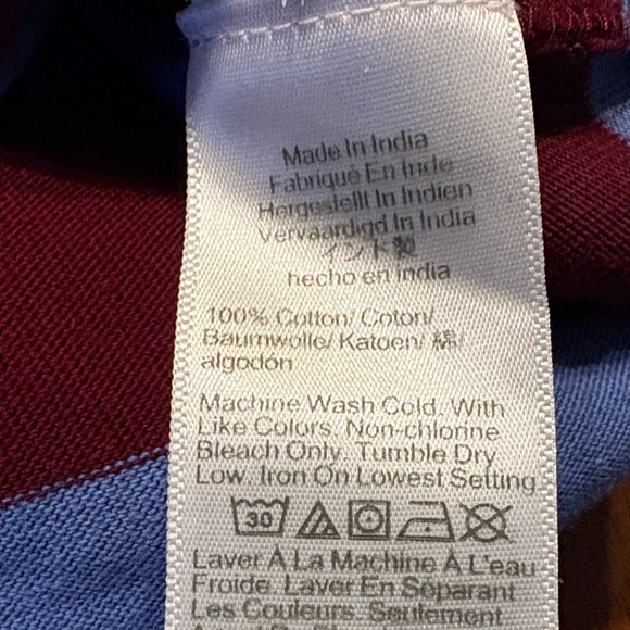 J. Crew Rugby Shirt 3/4 Sleeves - Picture 7 of 10